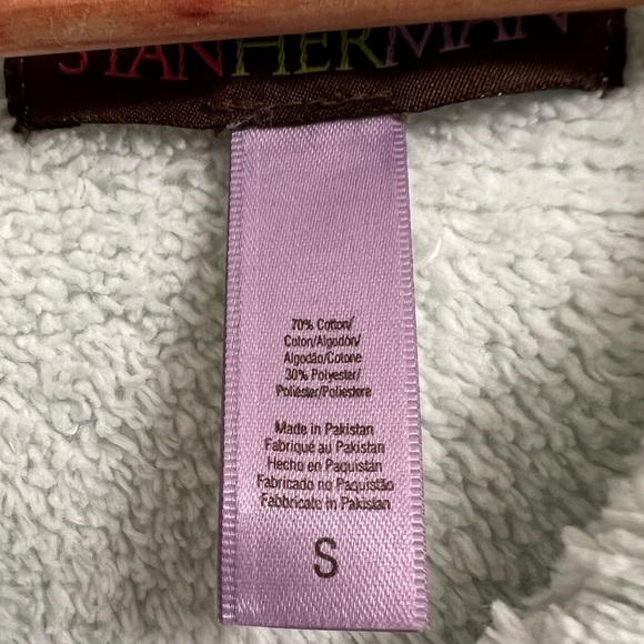 StanHerman Green Long Sleeve Robe Size S - Picture 9 of 9